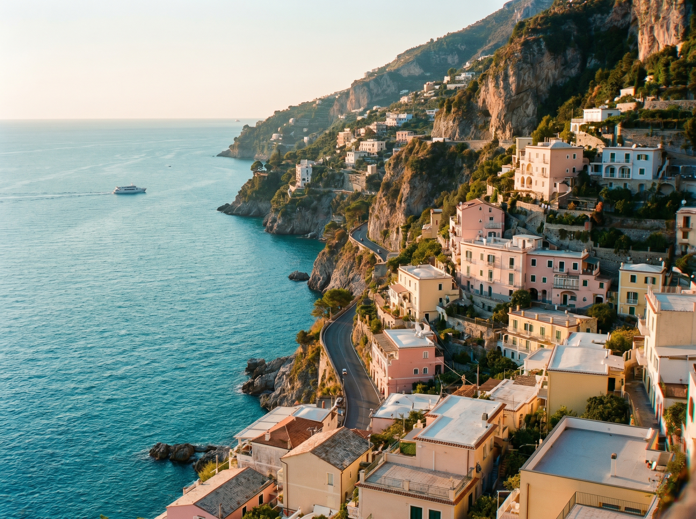 Amalfi Coast cliffs and coastal scenery in 2026