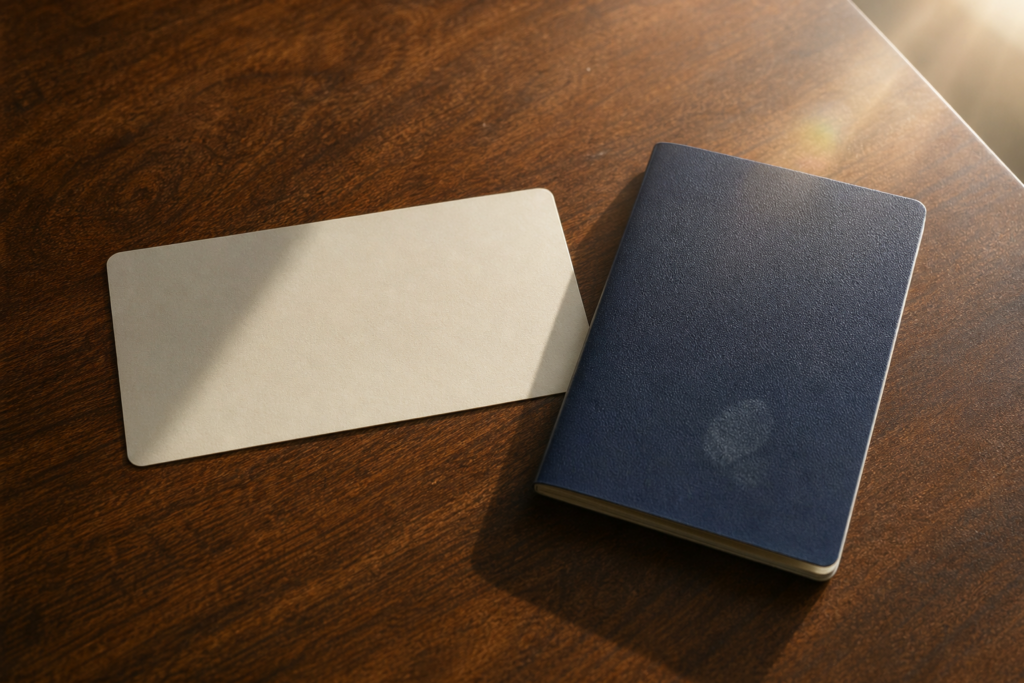 Boarding pass and smartphone on dark surface representing an airline points redemption decision
